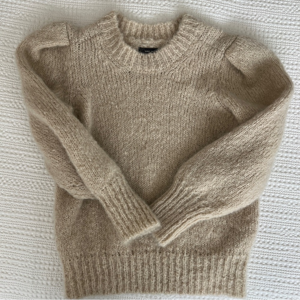 Isabel Marant Emma Mohair Sweater, Beige, 38FR/6US